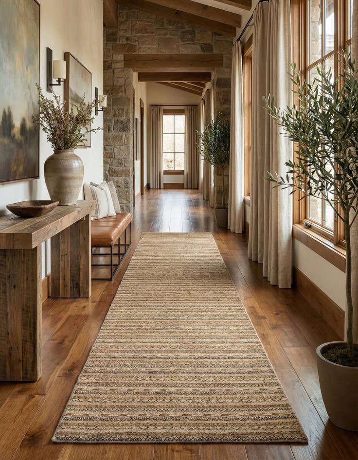 Detail image of  2' 6 x 13' 9 Gabbeh Runner Rug