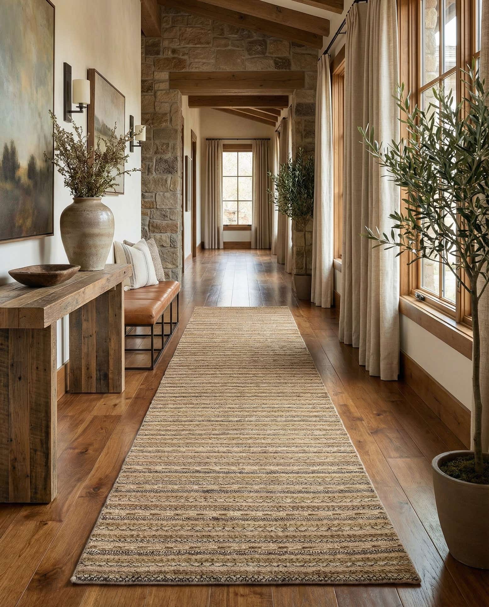 2' 6 x 13' 9 Gabbeh Runner Rug