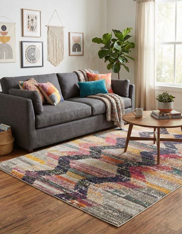 4' x 6' Washable Vivid Rug