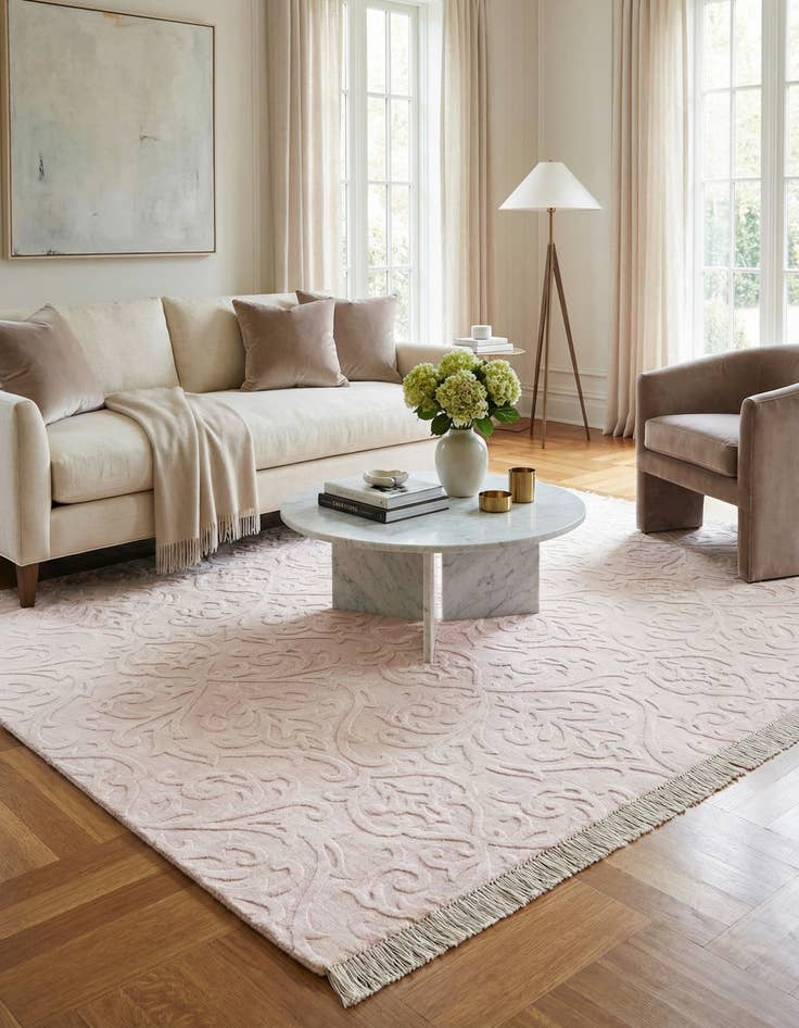 Detail image of 5' 5 x 7' 11  Hand Knotted Darya Wool Rug