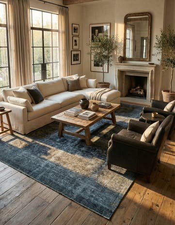 9' 8 x 12' 7 Hand Knotted Ultra Vintage Persian Wool Rug