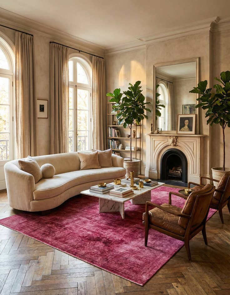 Detail image of 9' 7 x 13' 1  Hand Knotted Ultra Vintage Persian Wool Rug