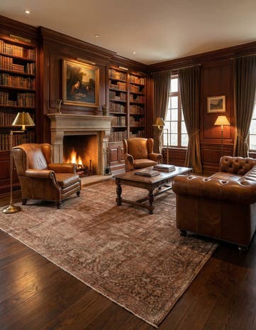 9' 7 x 12' 8 Vintage Royal Wool Rug