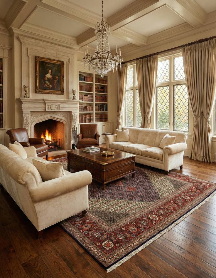 Detail image of 9' 11 x 12' 6 Tabriz Mahi Rug