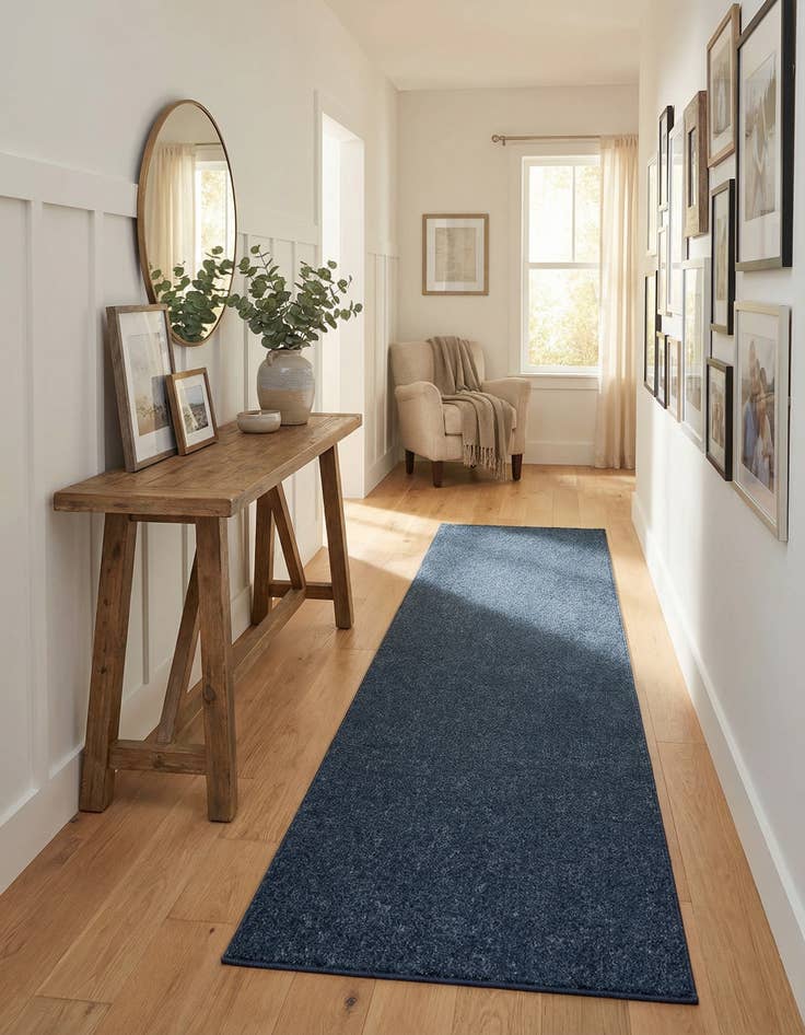 Detail image of 2' 6 x 16' 5 Everyday Solid Runner Rug