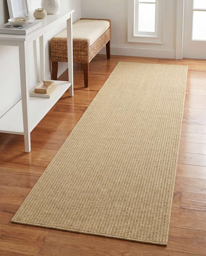 2' x 8' Monochromatic Bouclee Runner Rug