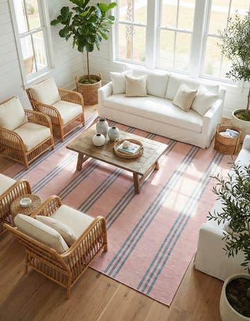 13' x 13' Easy-Clean Jill Zarin Anguilla Indoor / Outdoor Square Rug