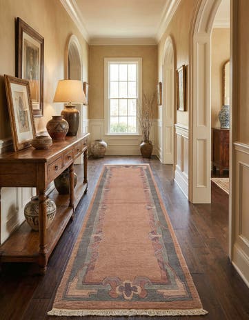 2' 8 x 11' 1 Hand Knotted Tibet Wool Runner Rug