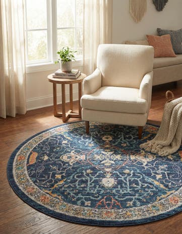 5' 2 x 5' 2 Lola Round Rug