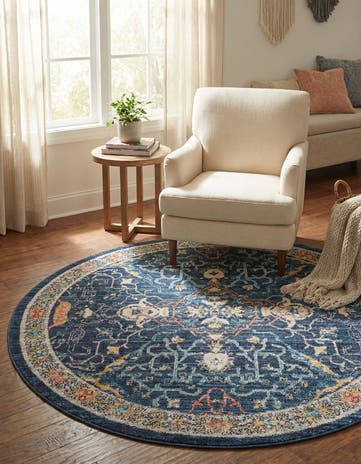 5' 2 x 5' 2 Lola Round Rug
