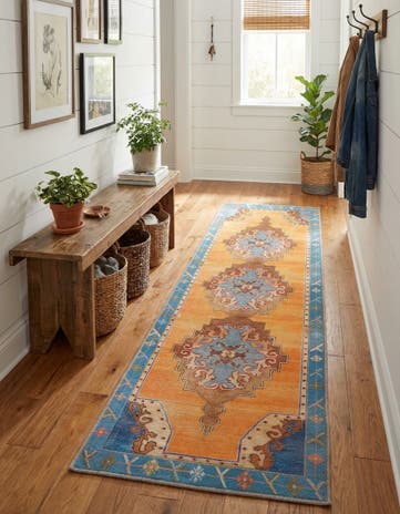 2' x 7' 10 Washable Timeless Runner Rug