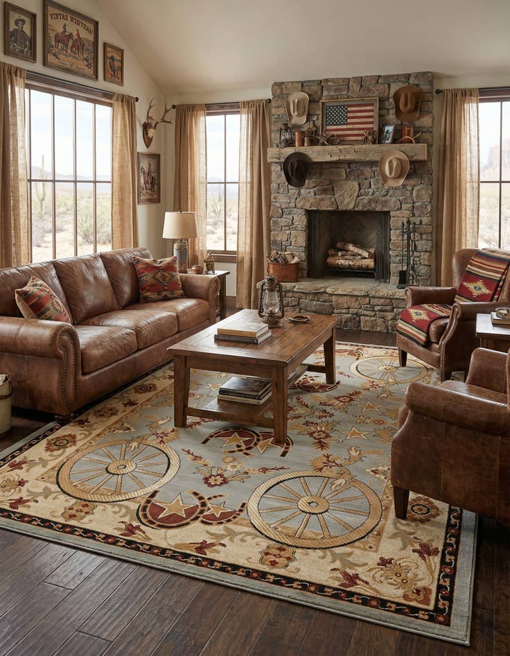 Detail image of 9' x 12' Pioneer Rug