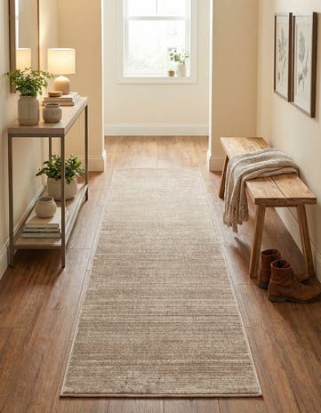 Jill Zarin Brown Uptown Madison Avenue Runner Rug
