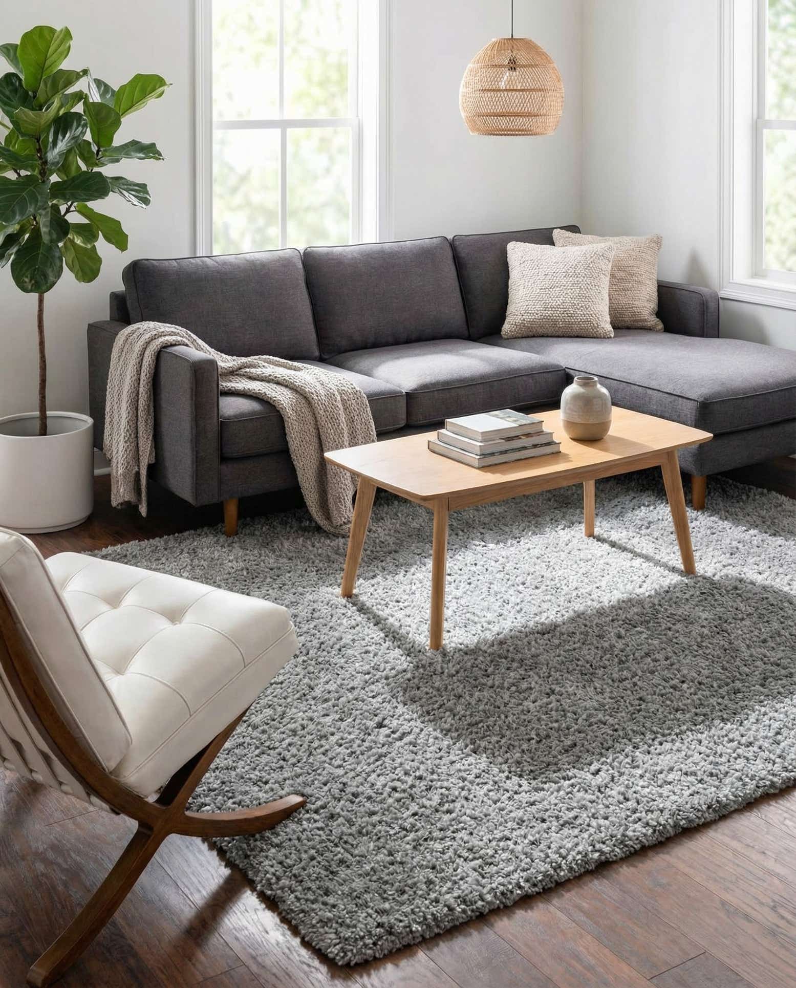 7' 10 x 10' Zermatt Shag Rug