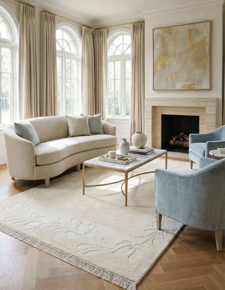 Detail image of 4' 1 x 6' 1 Darya Rug