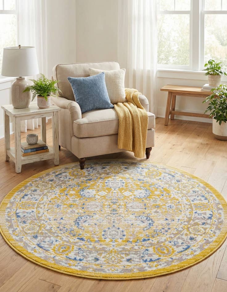 Detail image of 3' 3 x 3' 3 Whitney Round Rug