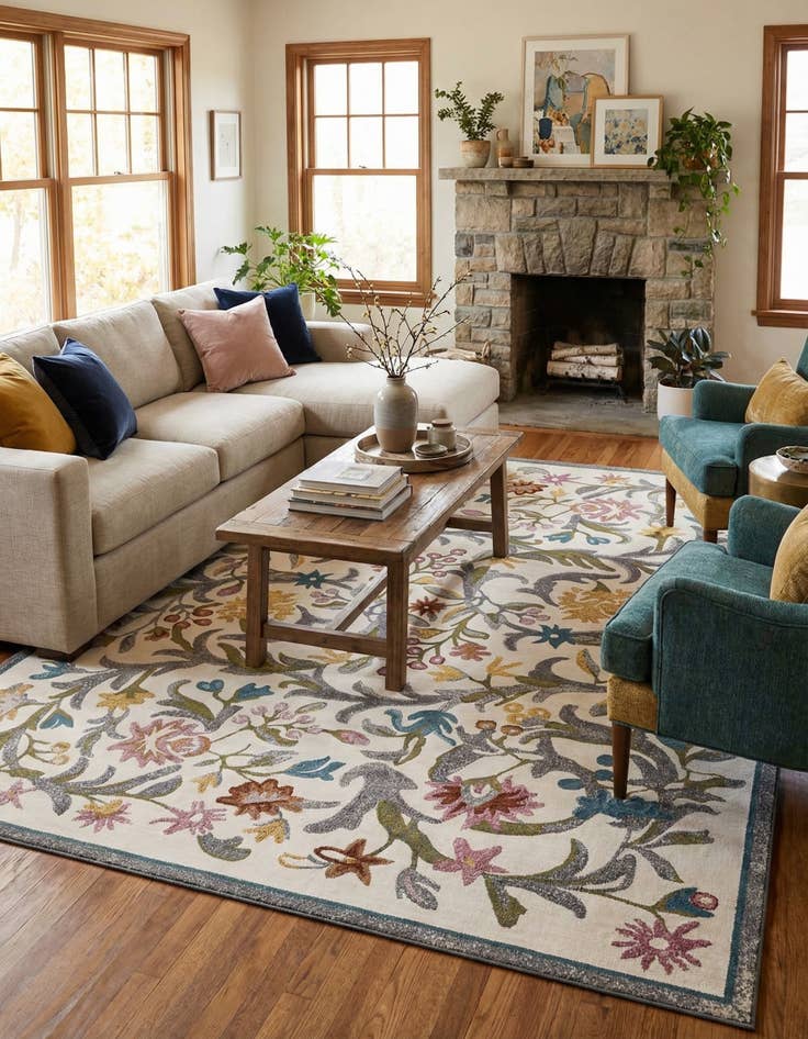 Detail image of 9' x 12' Blossom Rug