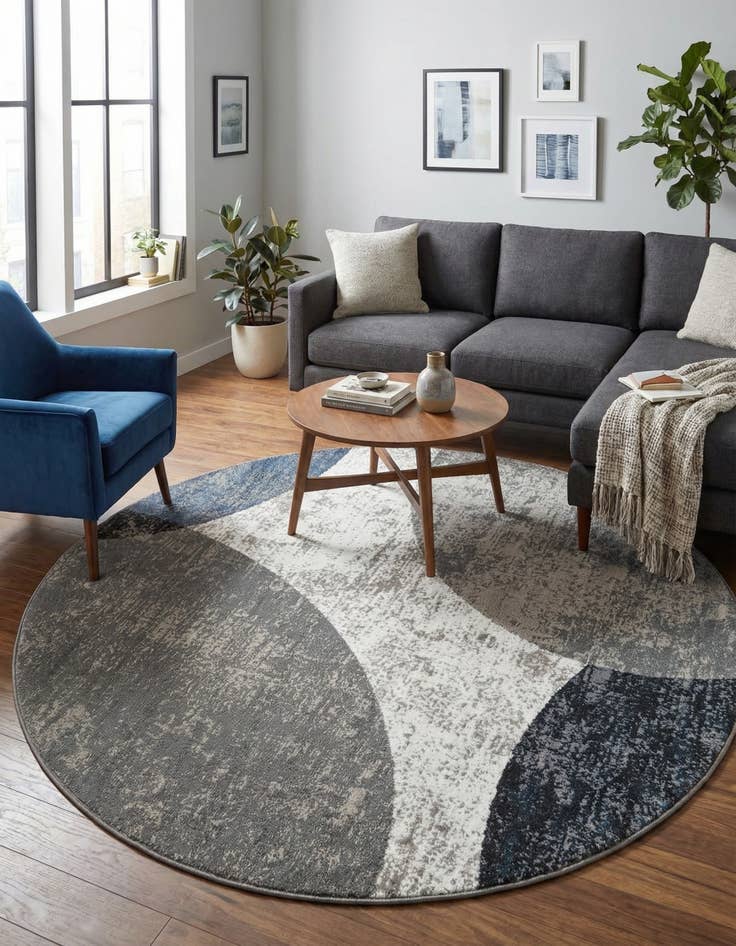 Detail image of  7' 10 x 7' 10 Oslo Round Rug