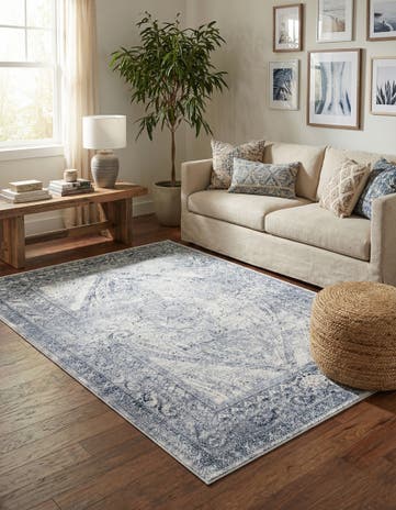 Dark Blue Eliza Rug