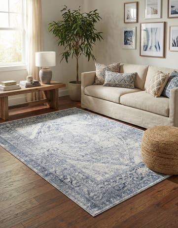 Dark Blue Eliza Rug