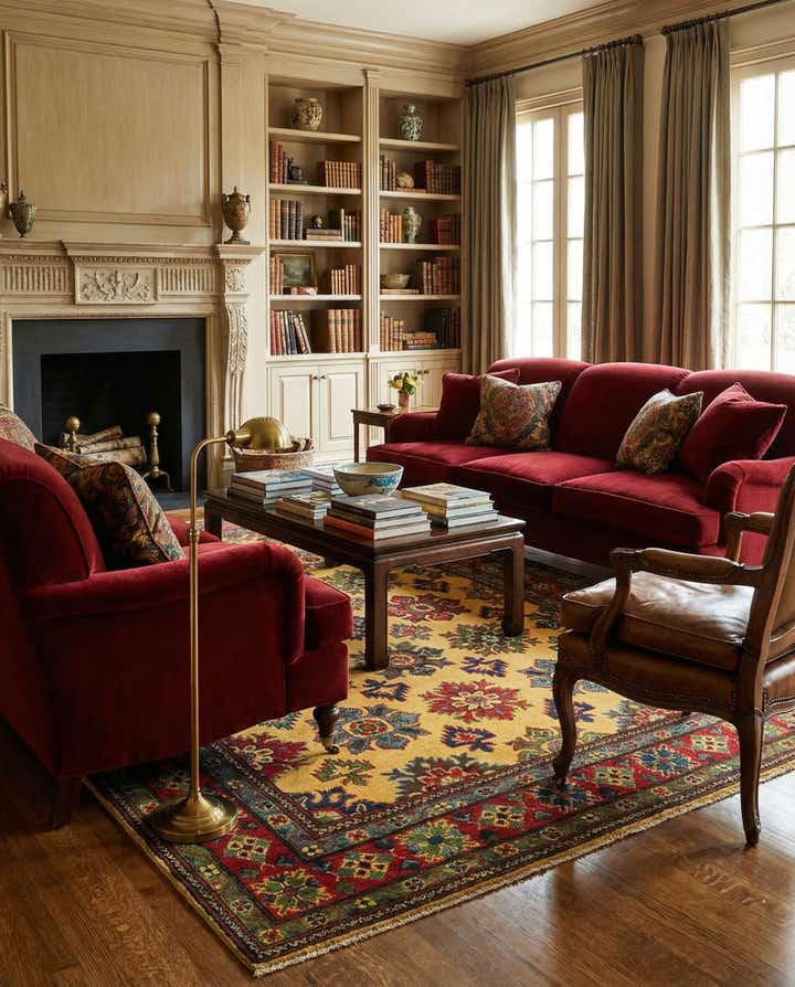 5' x 7' Hand Knotted Kazak Rug