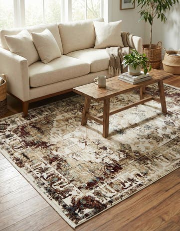 5' 3 x 8' Nain Design Rug