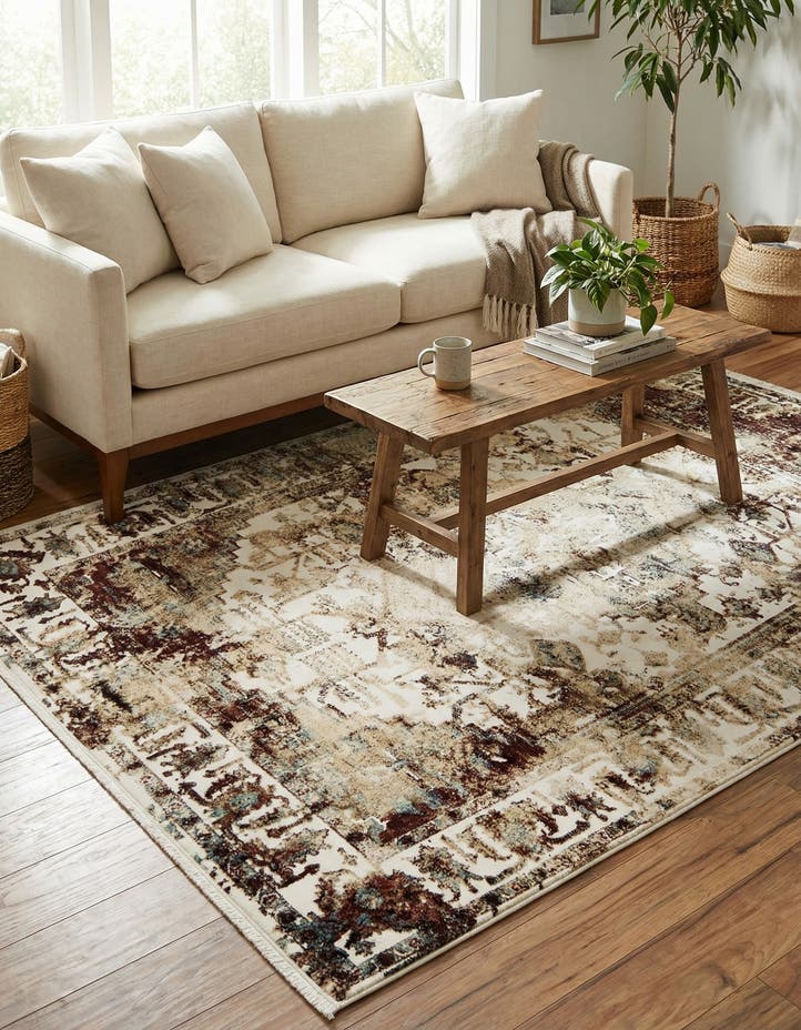 5' 3 x 8' Nain Design Rug
