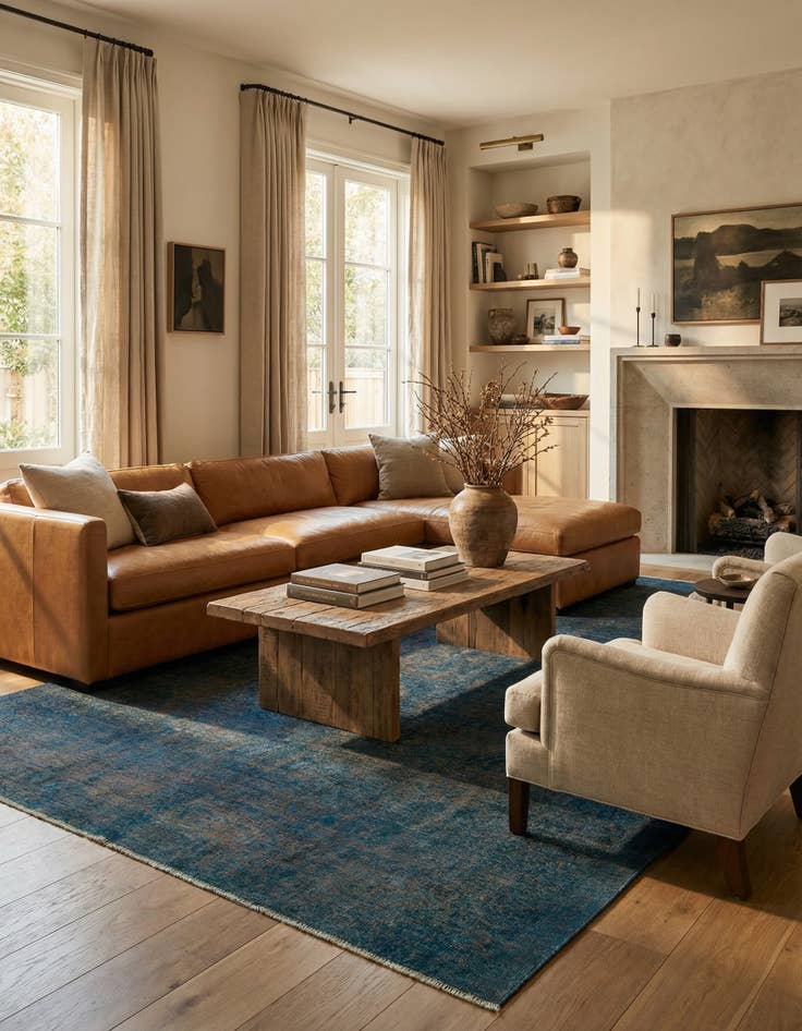 Detail image of  7' 8 x 10' 7  Hand Knotted Ultra Vintage Persian Wool Rug