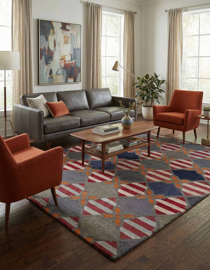 Detail image of 8' x 10' 2 Luna Wool Rug