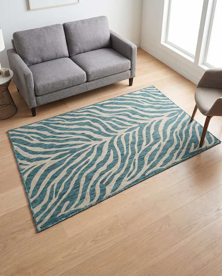 4' x 6' Easy-Clean Safari Indoor / Outdoor Rug