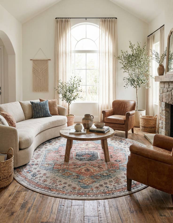 Detail image of 10' x 10' Aramis Round Rug