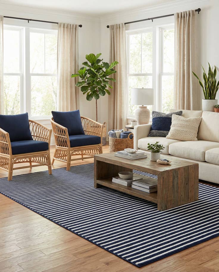 Detail image of 5' x 8' Easy-Clean Sabrina Soto Indoor / Outdoor Rug