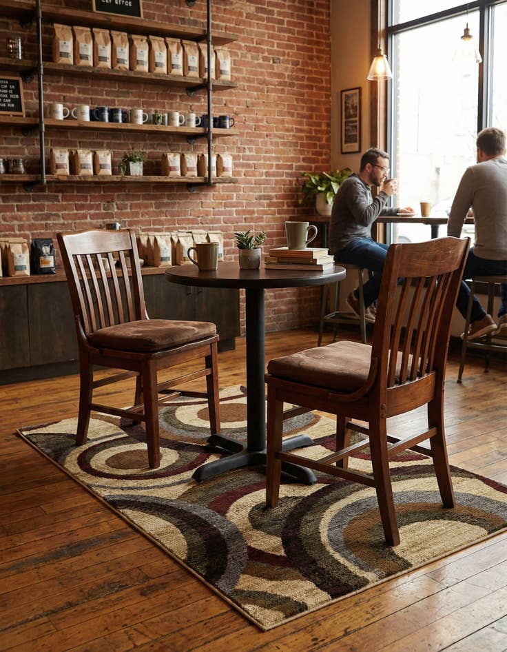Detail image of 2' x 3' Coffee Shop Rug