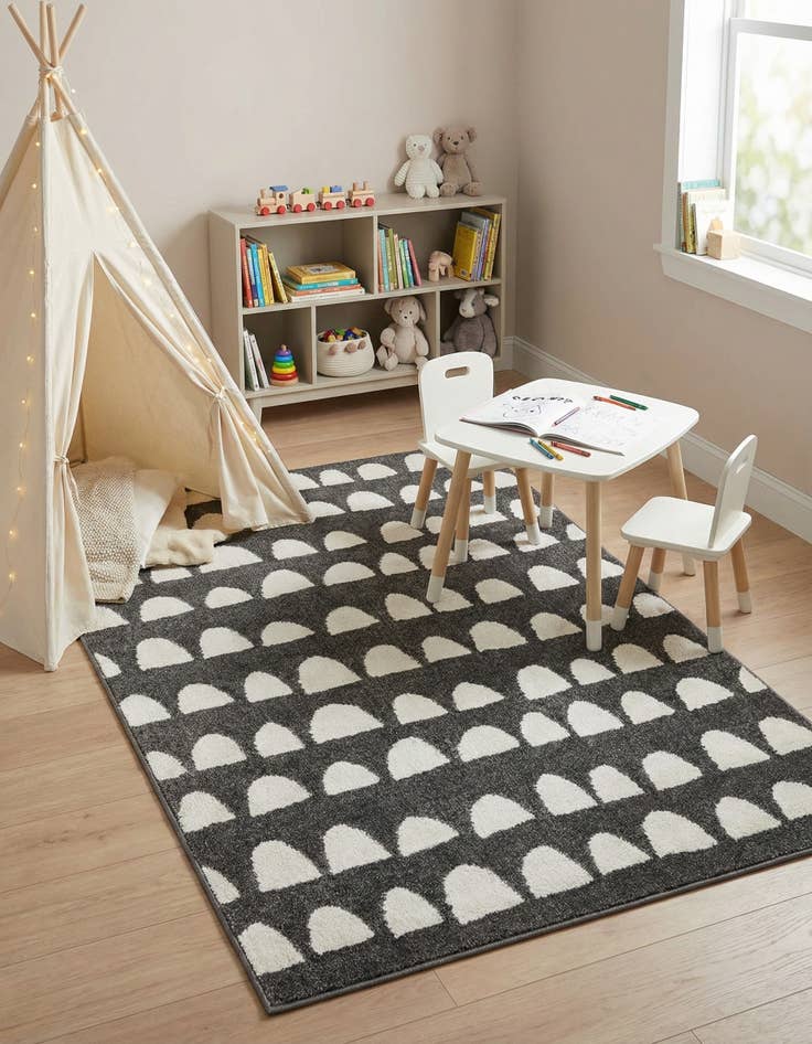 Detail image of  4' x 6' Whimsy Kids Rug