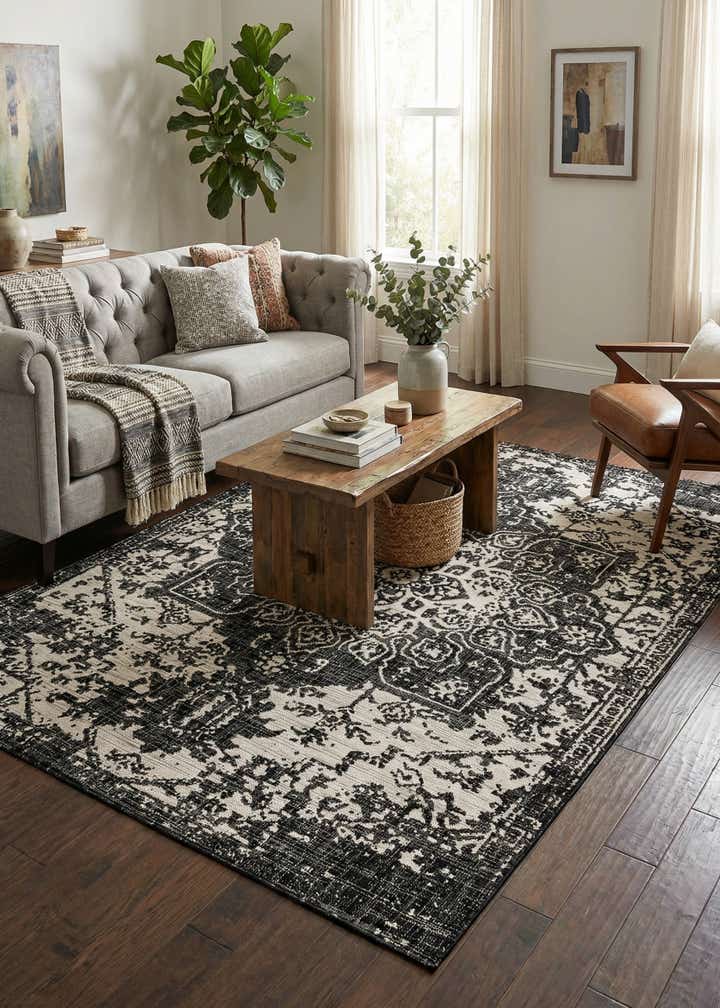 6' x 9' Easy-Clean Jill Zarin Dubai Indoor / Outdoor Rug