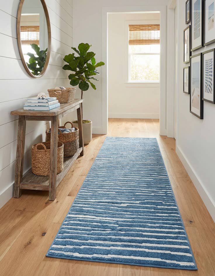 Detail image of 2' x 8'  Washable Sabrina Soto Ola Indoor / Outdoor Runner Rug