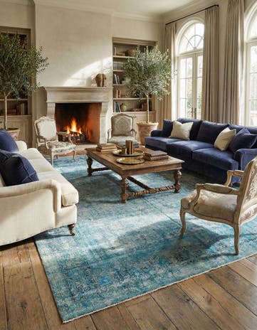 9' 7 x 13' 2 Vintage Royal Wool Rug