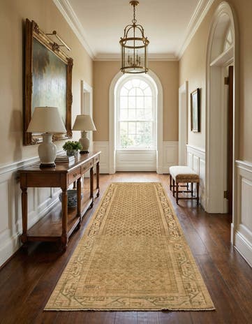 3' 2 x 10' 1 Hand Knotted Ultra Vintage Persian Wool Runner Rug
