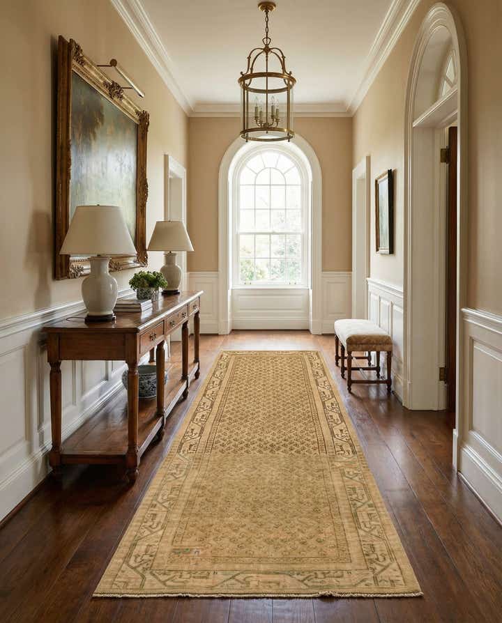 3' 2 x 10' 1 Hand Knotted Ultra Vintage Persian Wool Runner Rug