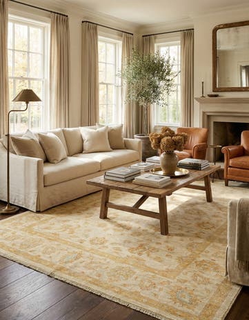 6' 10 x 9' 8 Ziegler Wool Rug