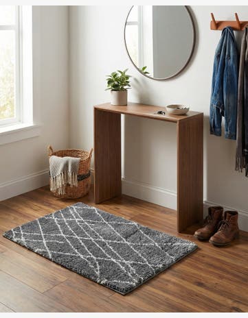 Pebble Gray Soft Touch Shag Rug