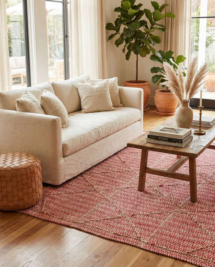 6' 2 x 8' 8 Hand Knotted Moroccan Wool Rug