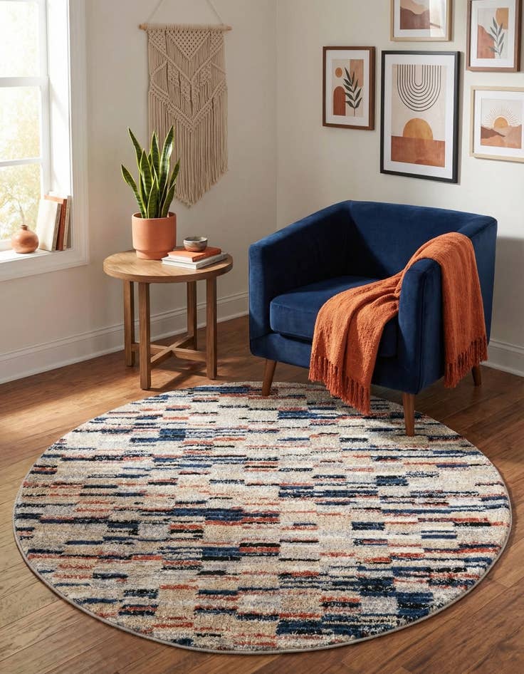 Detail image of 5' x 5' Tucson Round Rug