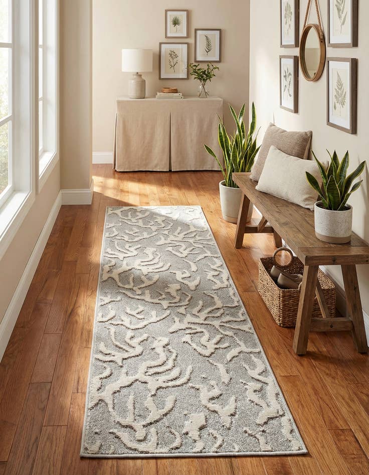 Detail image of 2' x 6' Easy-Clean Sabrina Soto Indoor / Outdoor Runner Rug