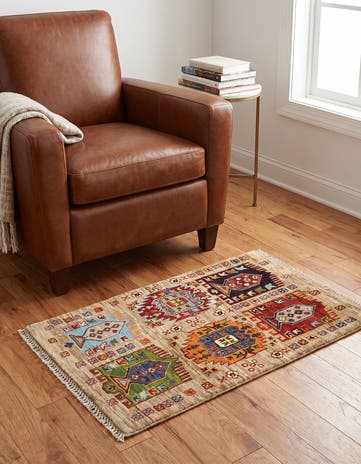 2' x 3' Hand Knotted Ariana Ziegler Rug