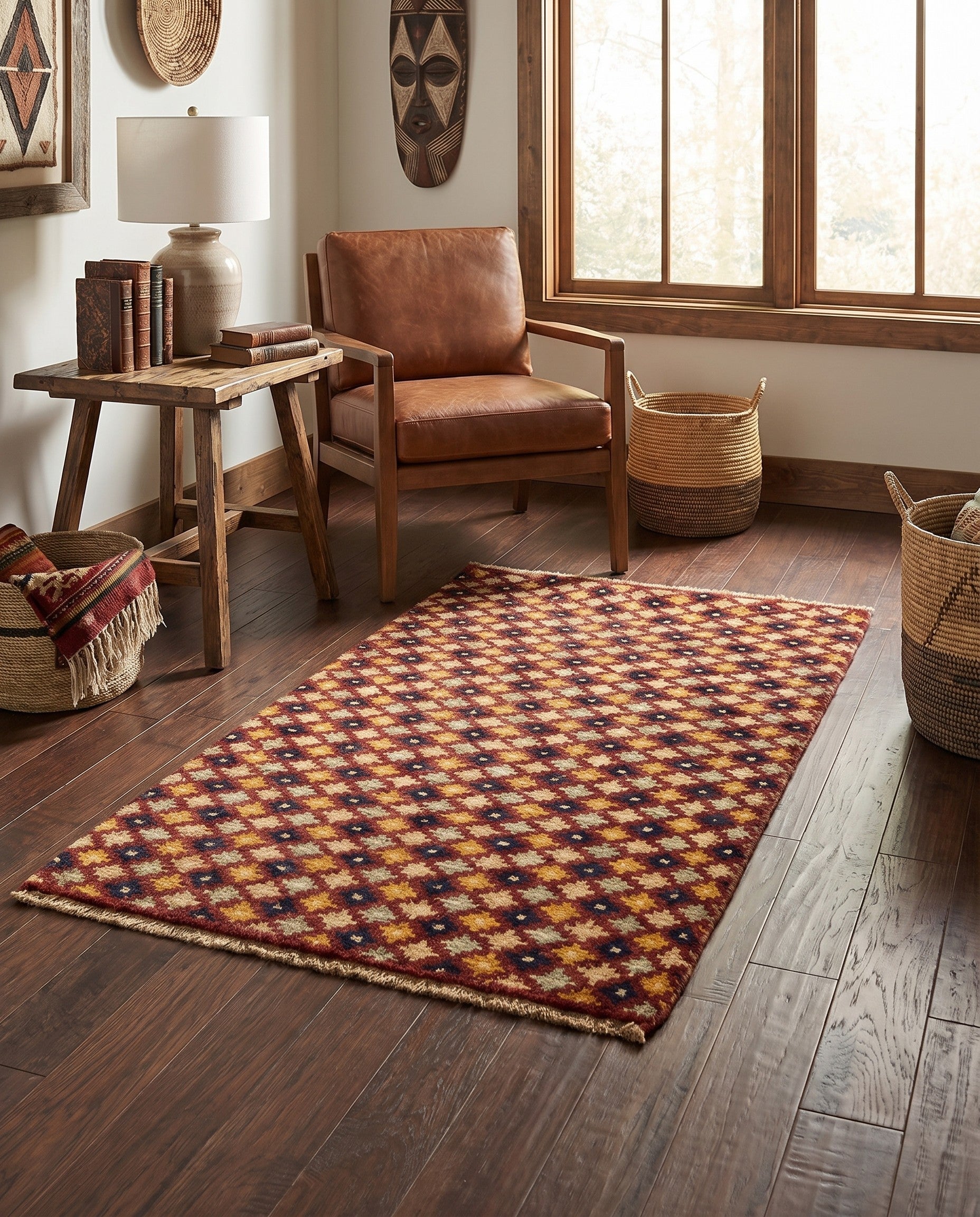 3' x 5' 1 Hand Knotted Balouch Wool Rug