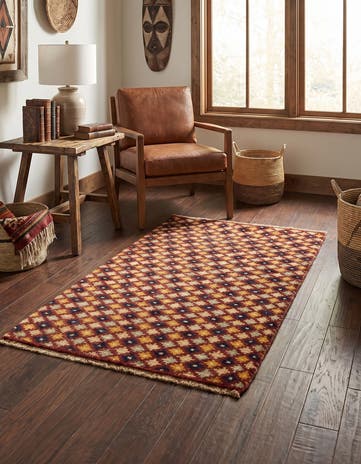 3' x 5' 1 Hand Knotted Balouch Wool Rug