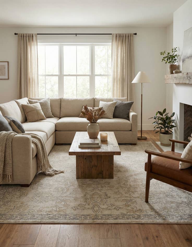 Detail image of 7' 10 x 7' 10 Oregon Square Rug