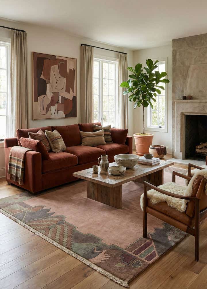 8' 5 x 11' 3 Hand Knotted Tibet Wool Rug