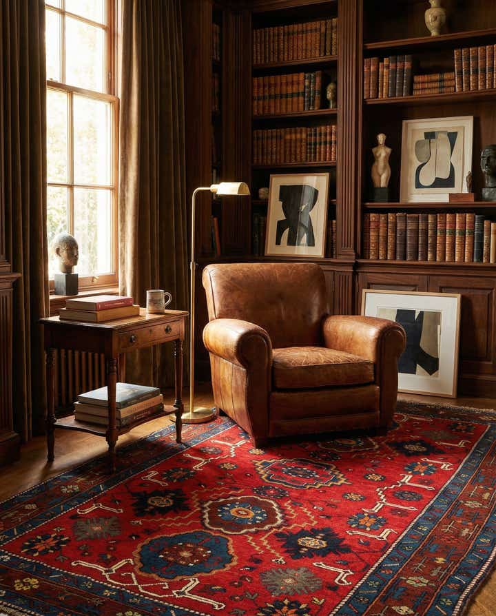 4' 3 x 7' 2 Shirvan Rug